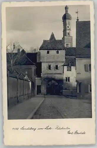 Landsberg Lech Baeckertor *