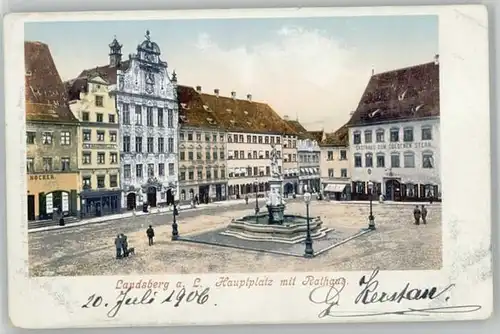 Landsberg Lech Rathaus Hauptplatz *