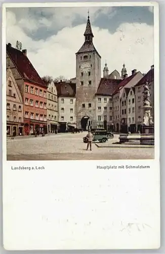 Landsberg Lech Hauptplatz Schmalzturm x