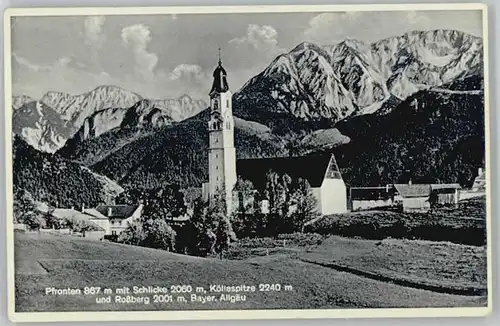 Pfronten Schlicke Koellespitze Rossberg x