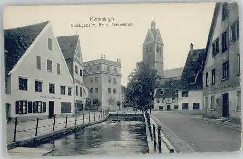 Memmingen Hirschgasse Ach Frauenkirche *