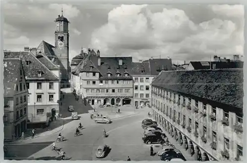Memmingen Marktplatz Steuerhaus St. Martinskirche *