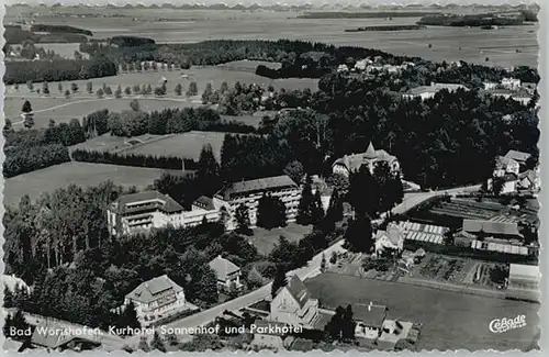 Bad Woerishofen Kurhotel Sonnehof Parkhotel Fliegeraufnahme o 1921-1965
