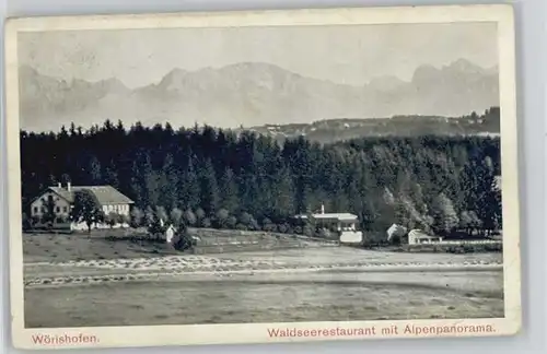 Bad Woerishofen Waldseerestaurant x 1890-1920