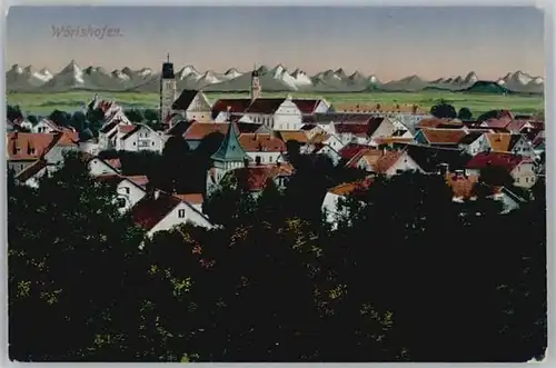 Bad Woerishofen Kuenstlerkarte x 1918