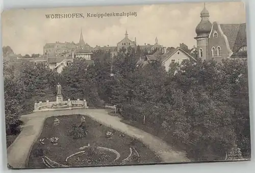 Bad Woerishofen Kneippdenkmal x 1928