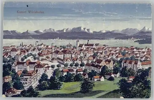 Bad Woerishofen Kuenstlerkarte E. Felle Isny x 1921-1965