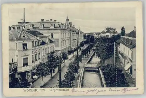 Bad Woerishofen Kurpromenade x 1917