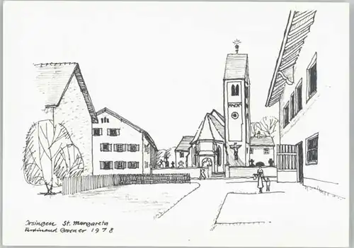 Bad Woerishofen Kuenstlerkarte o 1921-1965