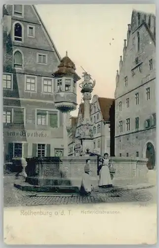 Rothenburg Tauber Herterichbrunnen *