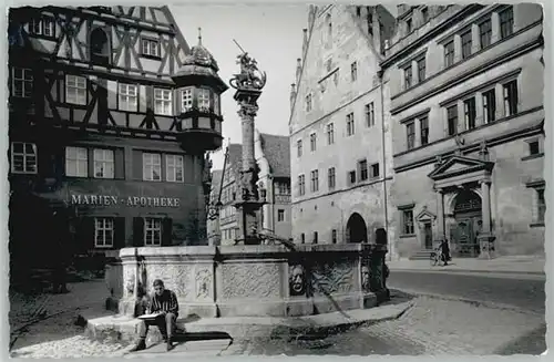 Rothenburg Tauber St. Georgsbrunnen *