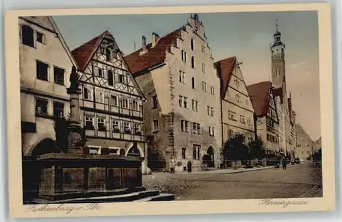 Rothenburg Tauber Herrengasse *