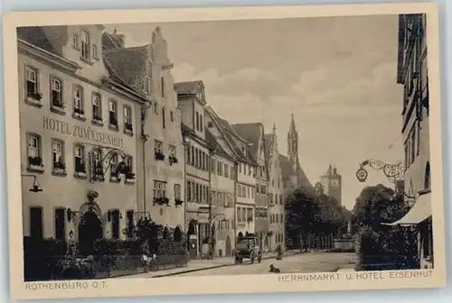 Rothenburg Tauber Herrenmarkt Hotel Eisenhut *