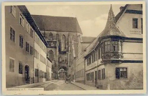 Rothenburg Tauber Klingengasse x