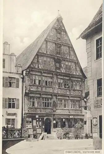 Dinkelsbuehl Deutsches Haus *