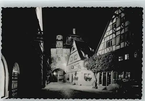 Rothenburg Tauber Rothenburg Tauber  ungelaufen ca. 1955 / Rothenburg ob der Tauber /Ansbach LKR