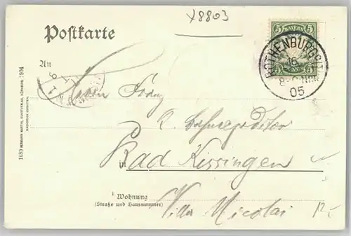 Rothenburg Tauber  x 1905