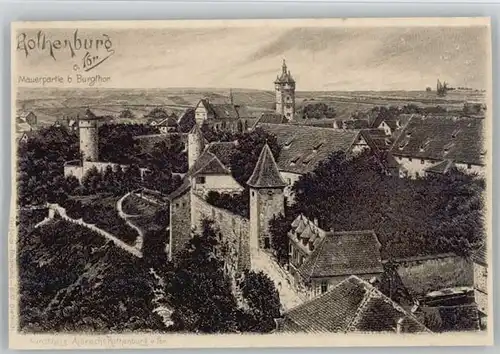 Rothenburg Tauber Rothenburg Tauber  ungelaufen ca. 1920 / Rothenburg ob der Tauber /Ansbach LKR