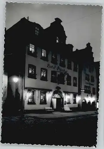 Rothenburg Tauber Hotel Eisenhut o 1963