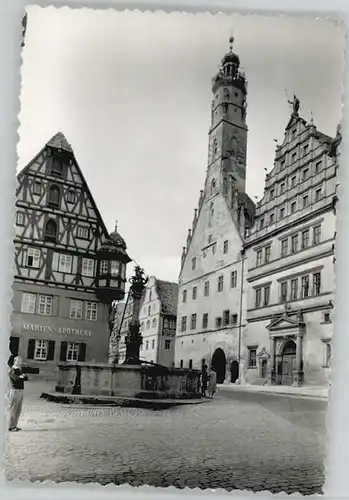 Rothenburg Tauber St. Georgsbrunnen o 1963