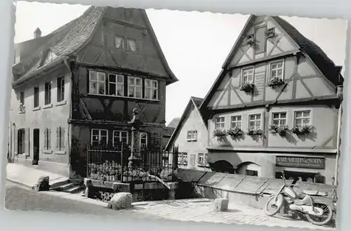 Rothenburg Tauber Ploenlein Brunnen o 1963