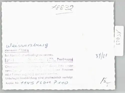 we22127 Weissenburg Bayern Weissenburg in Bayern Fliegeraufnahme o 1961 Kategorie. Weissenburg i.Bay. Alte Ansichtskarten