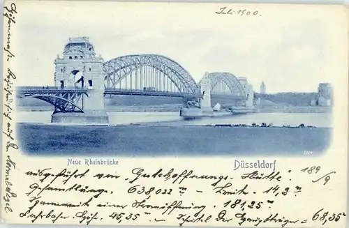 Duesseldorf Rheinbruecke *