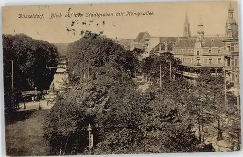 Duesseldorf Stadtgraben Koenigsallee x