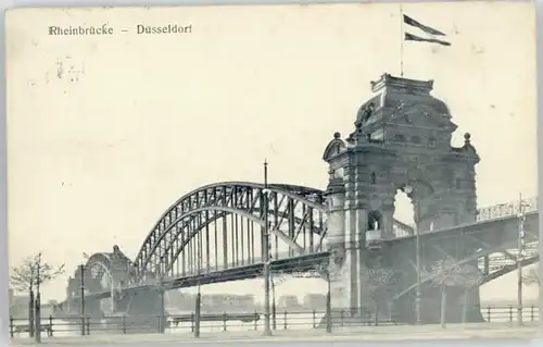 Duesseldorf Rheinbruecke x