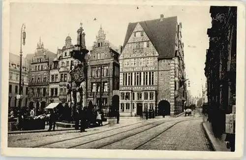 Bremen Marktplatz Roland Ratscafe *