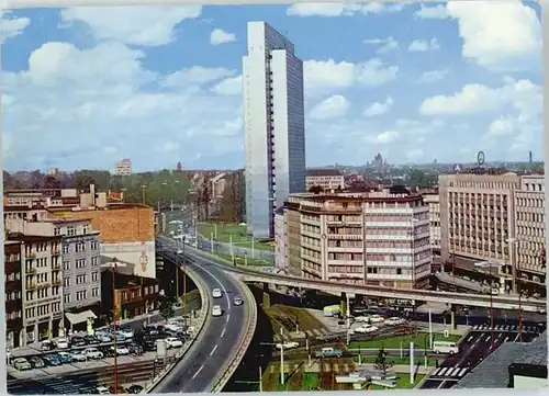 Duesseldorf Autohochstrasse Thyssen-Hochhaus x