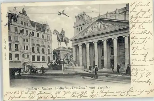 Aachen Kaiser Wilhelm Denkmal  x