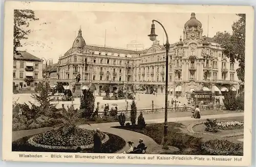 Wiesbaden Kaiser Friedrich Platz Nassauer Hof x