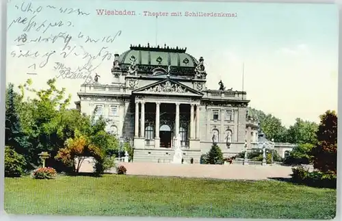 Wiesbaden Schiller Denkmal  x