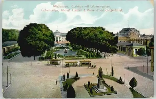 Wiesbaden Kaiser Friedrich Denkmal  x