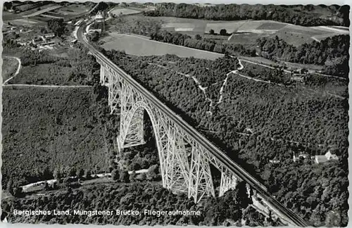 Wuppertal Muengstener Bruecke Fliegeraufnahme x