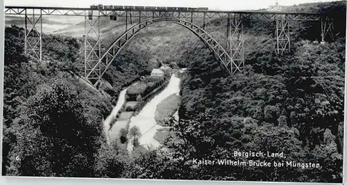 Wuppertal Kaiser Wilhelm Bruecke bei Muengsten *