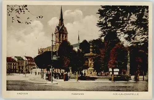 Aachen Aix-la-Chapelle Kaiserplatz *