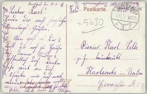 Remscheid [Stempelabschlag] Hammerwerk Wuppertal x