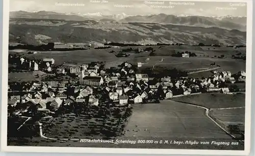 Scheidegg Allgaeu Fliegeraufnahme x