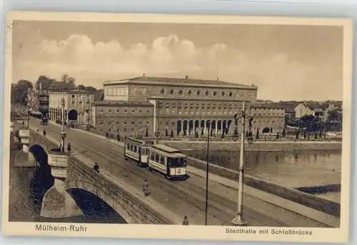 Muelheim Ruhr Stadthalle Schlossbruecke x