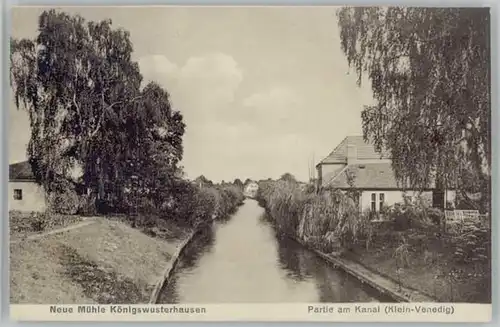 Koenigs-Wusterhausen Koenigs Wusterhausen Kanal Neue Muehle * / Koenigs Wusterhausen /Dahme-Spreewald LKR