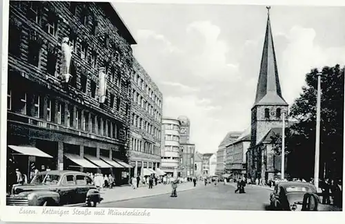 Essen Kettwiger Strasse Muensterkirche x