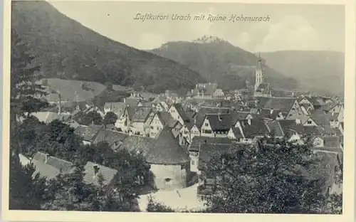 we33701 Urach Bad Urach Ruine Hohenurach * Kategorie.  Alte Ansichtskarten