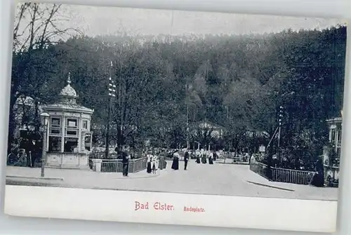 we35231 Bad Elster Vogtland Bad Elster Badeplatz * Kategorie. Bad Elster Alte Ansichtskarten