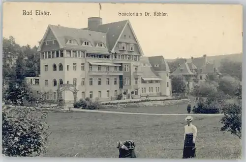 we35292 Bad Elster Vogtland Bad Elster Sanatorium Dr Koehler x Kategorie. Bad Elster Alte Ansichtskarten