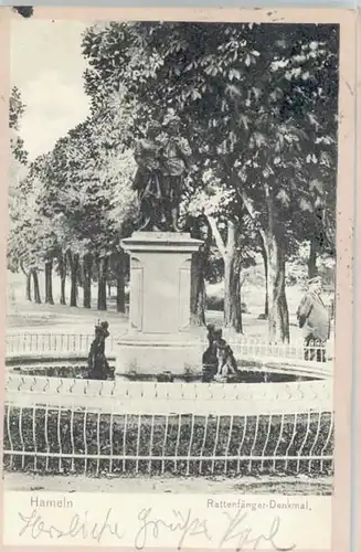 Hameln Rattenfaengerdenkmal Gertrudenbrunnen x