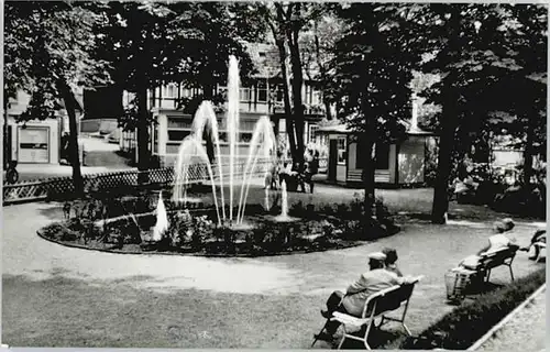 Altenau Harz Leuchtfontaene Markt *