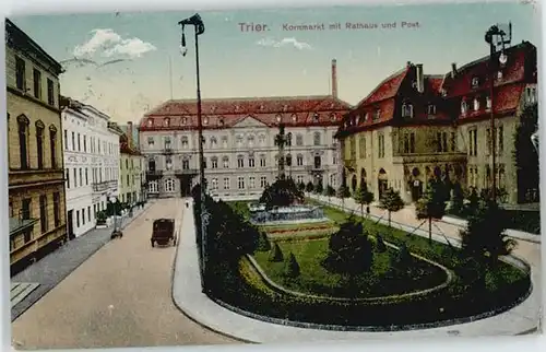Trier Kornmarkt Rathaus Post x