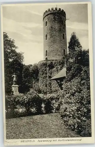 Bielefeld Bielefeld Sparenburg Kurfuersten Denkmal  x / Bielefeld /Bielefeld Stadtkreis